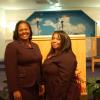 Treasurers 
(left to right) Sis. Hilliard and Evg. Katrina White