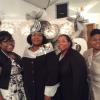Secretaries 
(left to right) Sis. Chelsea Anderson, First Lady Anderson, Evg. White, Sis. Hilliard, and Sis. Utley